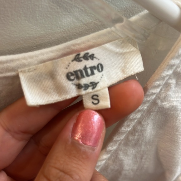 Entro white Ruffle Dress - Picture 4 of 4